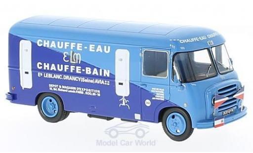Diecast model cars Citroen U23 Fourgonnette Van ELM Leblanc Tour Cycliste blue/blue 1958 1/43 Perfex