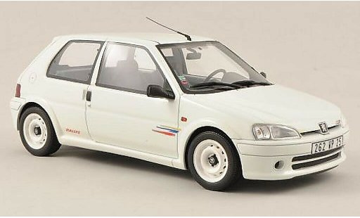Peugeot 106 Rallye 1/18 Ottomobile Rally Phase 2 white diecast model cars