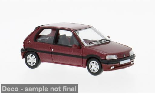 Diecast model cars Peugeot 106 XSI red 1991 1/87 PCX87