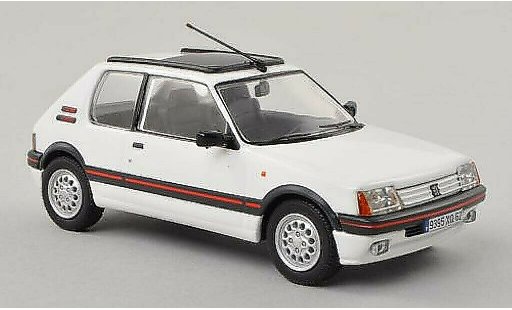 Peugeot 205 GTI 1/43 Vanguards 1.6 white LHD diecast model cars
