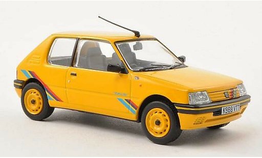 Peugeot 205 Rallye 1/43 Vanguards Rally yellow RHD diecast model cars