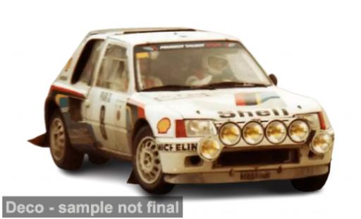 Diecast model cars Peugeot 205 Turbo 16 T16 Rally Monte Carlo 1985 #8 B.Saby 1/18 Norev