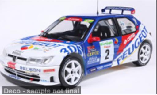 Diecast model cars Peugeot 306 Maxi Rally Islas Canaris 1998 #2 G.Panizzi/H.Panizzi 1/18 Solido
