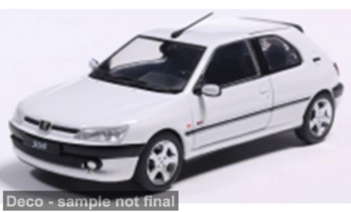 Diecast model cars Peugeot 306 S16 white 1/43 Solido
