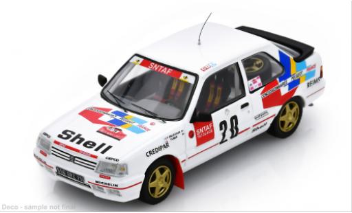 Diecast model cars Peugeot 309 GTI Rally Monte Carlo 1990 #20 F.Delecour/C.Tilber 1/43 Spark