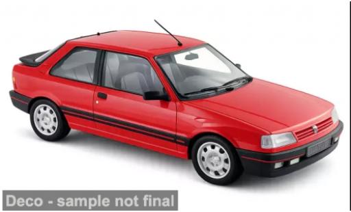 Diecast model cars Peugeot 309 GTI red 1987 1/18 Norev