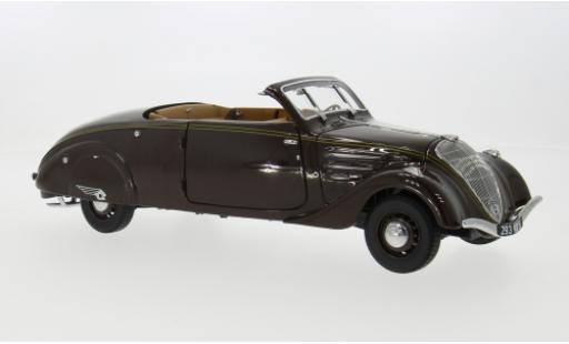 Diecast model cars Peugeot 402 Eclipse bra 1/18 Norev