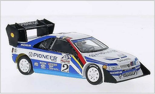 Peugeot 405 Turbo 16 1/43 Spark No.2 Pioneer International Hill Climb Pikes Peak 1989 diecast model cars