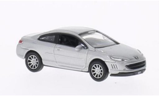 Peugeot 407 coupe 1/87 Welly grey diecast model cars