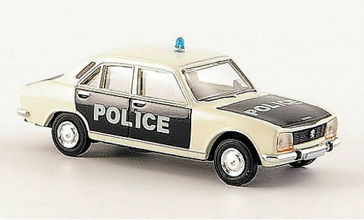 Peugeot 504 Berline 1/87 Brekina Saloon Police Police-Limousine diecast model cars