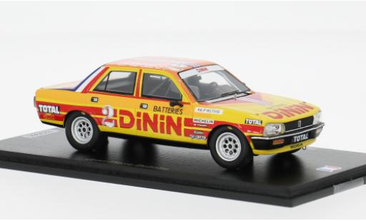Diecast model cars Peugeot 505 Base Championnat de France Production Montlery 1980 #2 J-P.Beltoise 1/43 Spark