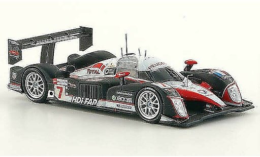 Peugeot 908 2008 1/87 Spark HDi FAP Total No.7 24h Le Mans / M.Gene diecast model cars