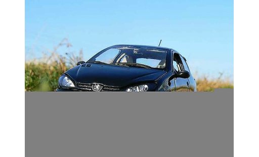 Peugeot 206 RC 1/18 Norev black preparation esquiss auto tuning diecast model cars