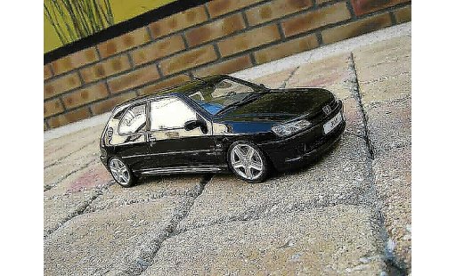 Peugeot 306 S16 1/18 Ottomobile black jantes 206 rc diecast model cars