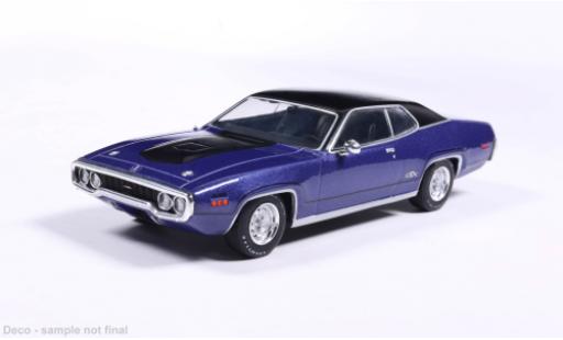 Diecast model cars Plymouth GTX Road Runner purple 1971 1/43 IXO