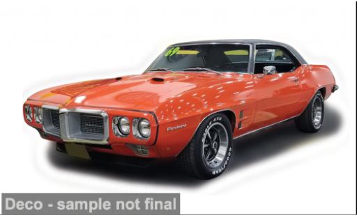 Diecast model cars Pontiac Firebird 1969 400 red 1/43 IXO America