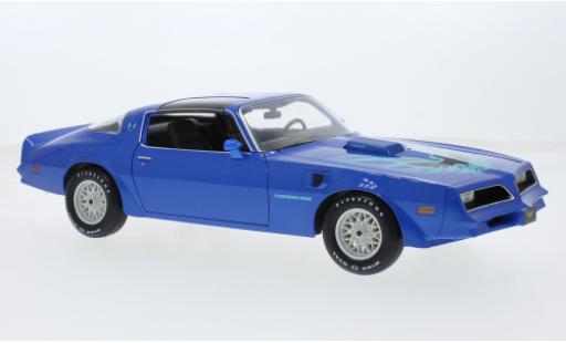 Diecast model cars Pontiac Firebird 1978 Trans Am blue/Dekor 1/18 Maisto