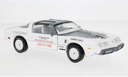 Diecast model cars Pontiac Firebird 1980 white 1/24 Greenlight