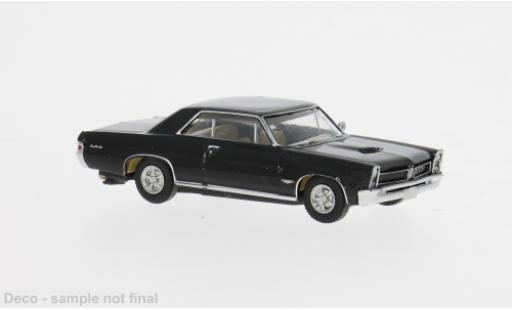 Diecast model cars Pontiac GTO Coupe black 1965 1/87 Brekina