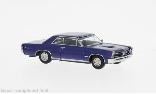 Diecast model cars Pontiac GTO Coupe purple 1965 1/87 Brekina