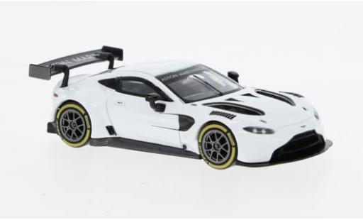 Diecast model cars Aston Martin Vantage gt3 white 1/64 Pop Race