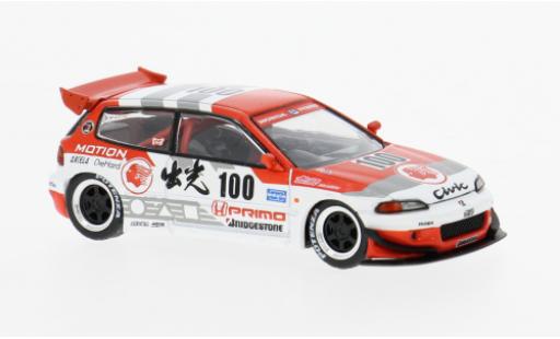 Diecast model cars Honda Civic Base EG6 v1.5 #100 1/64 Pop Race