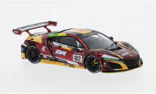 Diecast model cars Honda NSX GT3 #2 1/64 Pop Race