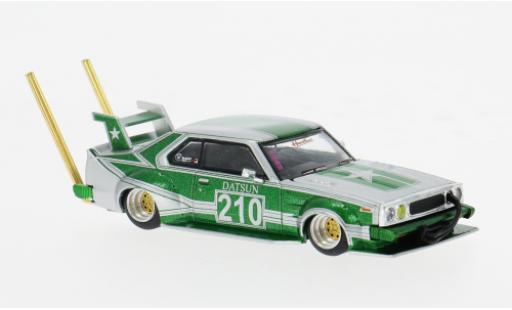Diecast model cars Nissan Skyline C210 () Bosozuko Style green/silver 1/64 Pop Race