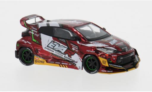 Diecast model cars Toyota Yaris GR Eva RT 1/64 Pop Race