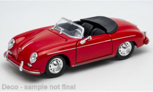 Diecast model cars Porsche 356 A A A Speedster red 1/24 Welly