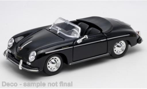 Diecast model cars Porsche 356 A A A Speedster black 1/24 Welly
