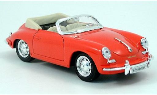Diecast model cars Porsche 356 B B B red 1/24 Welly