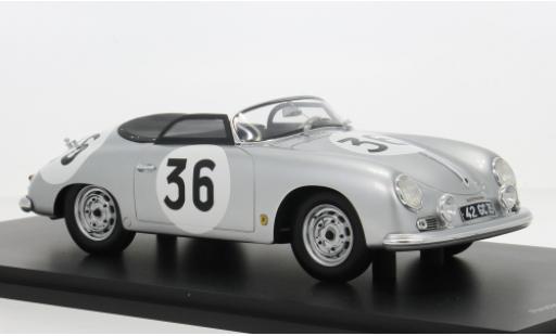 Diecast model cars Porsche 356 Speedster 24h Le Mans 1957 #36 1/18 Spark