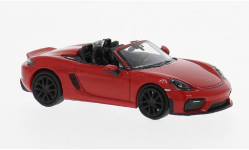Diecast model cars Porsche 718 Spyder (98 red 1/87 Minichamps