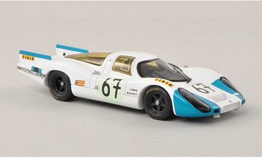 Porsche 907 Base 1/43 Spark No.67 24h Le Mans 1968 /H.Linge diecast model cars