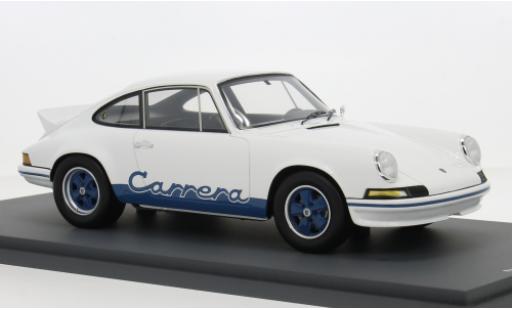 Diecast model cars Porsche 911 RS 2.7 Presentation white/Dekor 1972 1/18 Spark