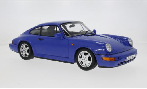 Diecast model cars Porsche 911 RS blue 1992 1/12 KK Scale