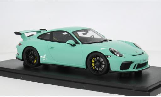 Diecast model cars Porsche 911 GT3 (991.2) green 2018 1/18 GT Spirit