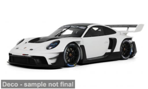 Diecast model cars Porsche 911 GT3 R (991.2) white/black 2023 1/18 GT Spirit