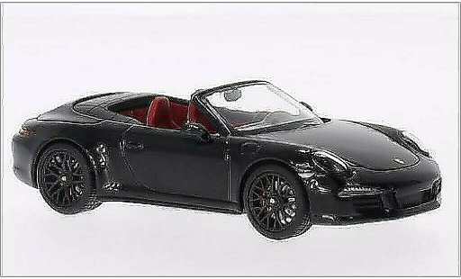 Porsche 911 GTS 1/43 Schuco Carrera 4 Convertible black/black 2014 diecast model cars