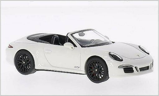 Porsche 911 GTS 1/43 Schuco Carrera Convertible white/black 2014 diecast model cars