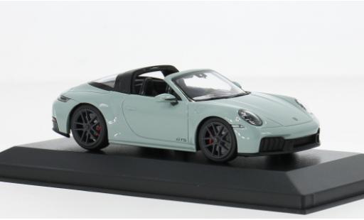 Diecast model cars Porsche 911 Targa 4 GTS green 2024 1/43 Minichamps