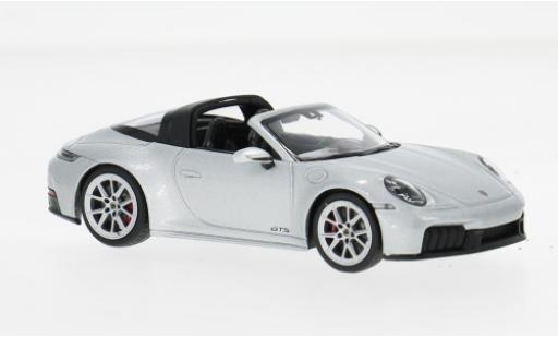 Diecast model cars Porsche 911 Targa 4 GTS silver 2024 1/43 Minichamps