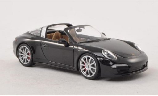 Porsche 911 Targa 1/43 Minichamps 4S black diecast model cars