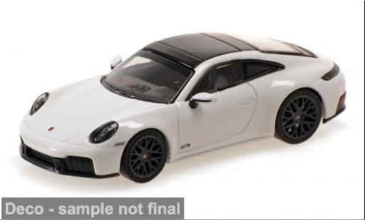 Diecast model cars Porsche 911 GTS (992.2) Carrera white 2025 1/64 Minichamps