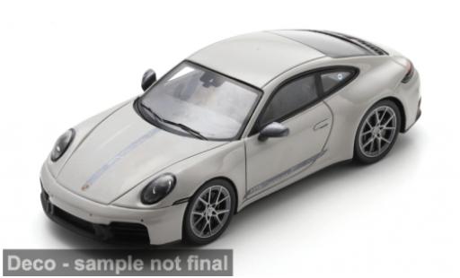 Diecast model cars Porsche 992 911 (.2) Carrera T grau 2025 1/43 Spark