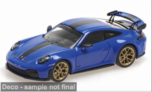 Diecast model cars Porsche 911 GT3 (992.2) blue 2025 1/64 Minichamps