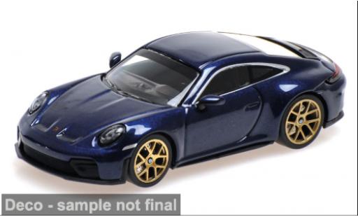 Diecast model cars Porsche 911 GT3 (992.2) Touring blue 2025 1/64 Minichamps