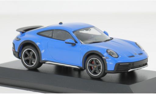 Diecast model cars Porsche 911 Dakar blue 2022 1/43 Minichamps