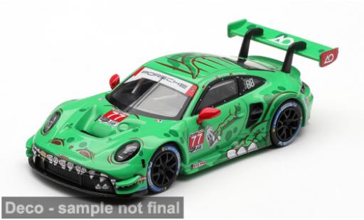 Diecast model cars Porsche 911 GT3 R 12h Sebring 2025 AO Racing #77 1/64 Mini GT